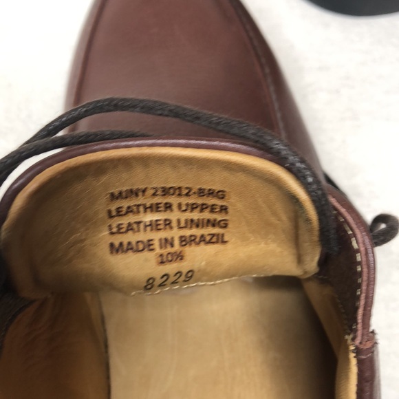 Marc Joseph New York Handcrafted in Brazil Men Size 10,5 Brown NEW never worn - Picture 10 of 12
